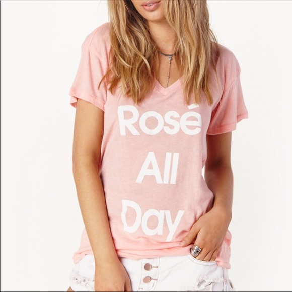 Wildfox Tops - 🥂 rose all day Wildfox tee